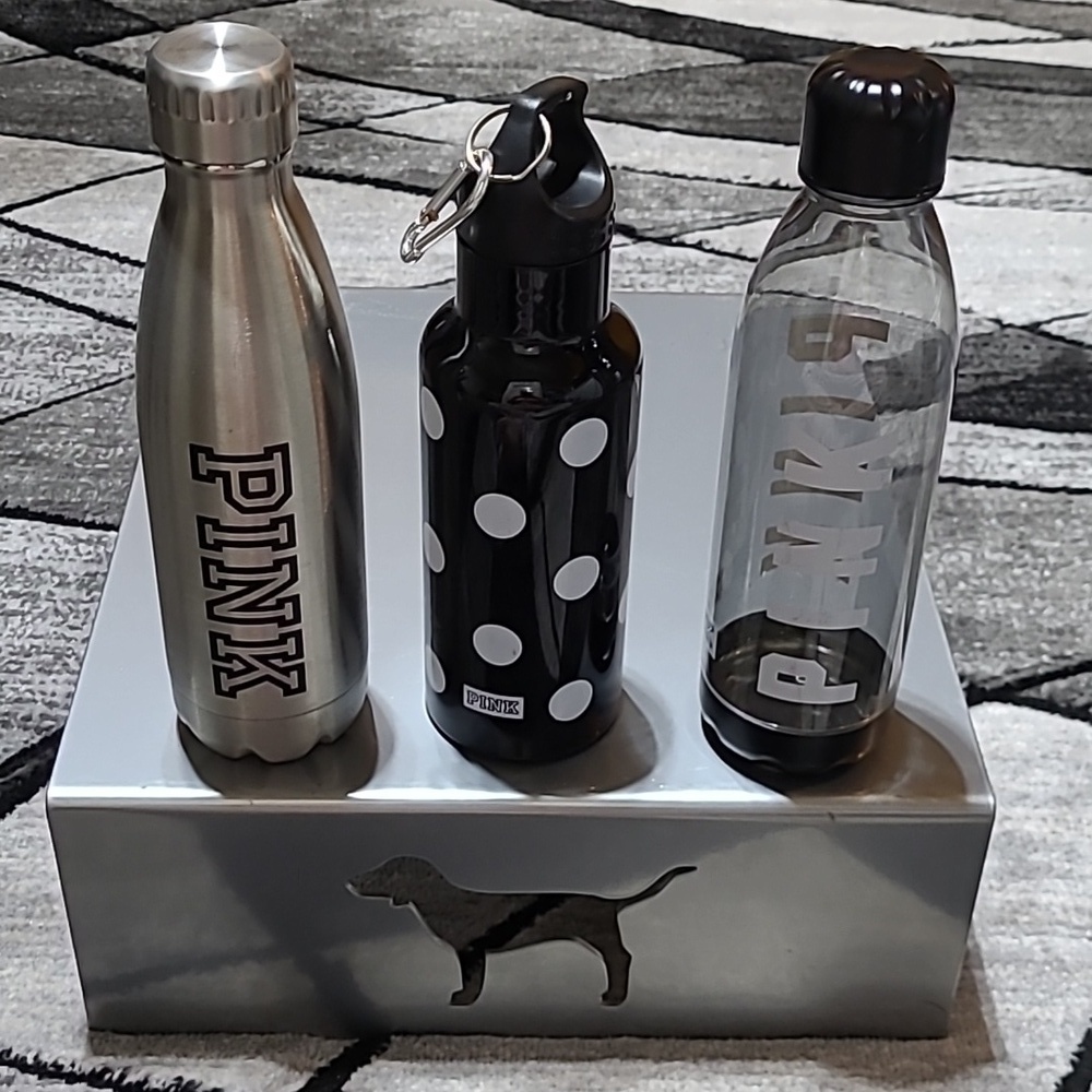 VS PINK WATER BOTTLES BUNDLE